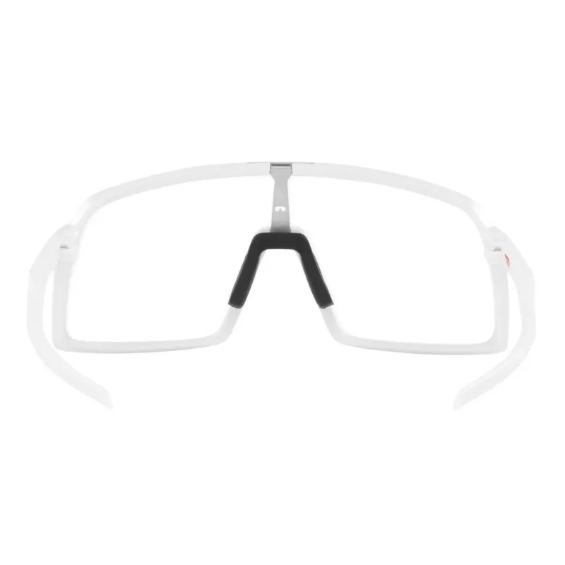 Oakley Irregular Shape Sunglasses Men's White-3