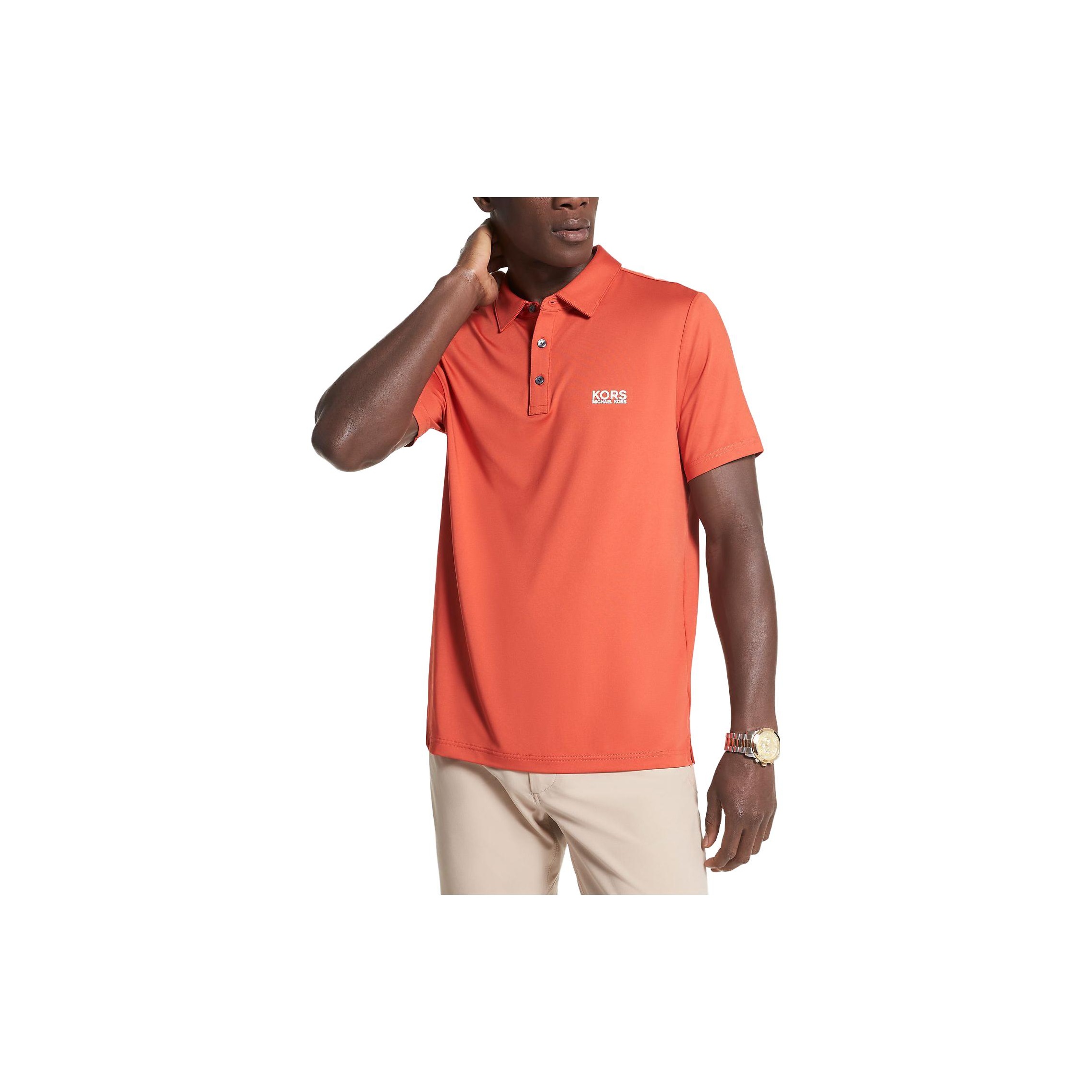 Michael kors t shirt mens orange online