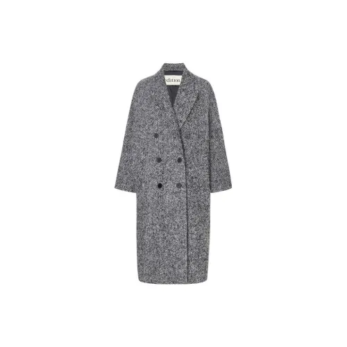 Edition Coats Women's Black/White Mixed Color