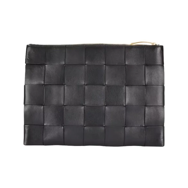 Bottega Veneta Intrecciato Zipped Clutch Bag-2