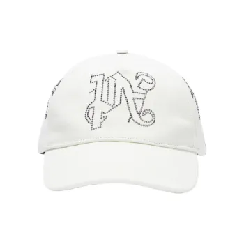 PALM ANGELS Pa Milano Embellished Baseball Cap