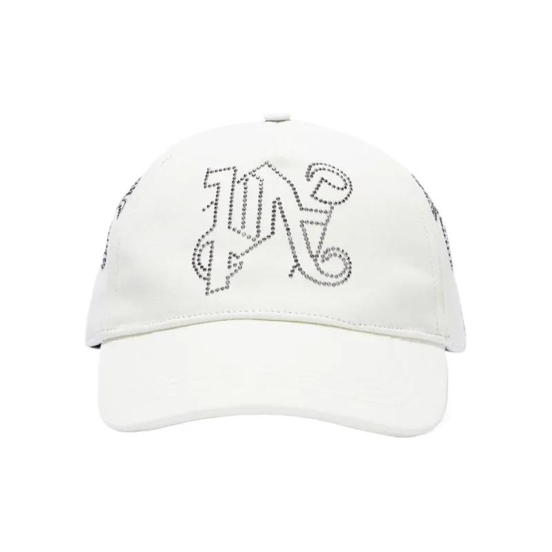 PALM ANGELS Pa Milano Embellished Baseball Cap-0