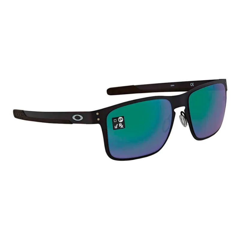 Oakley Metal Rectangular Sunglasses Men's Black-1