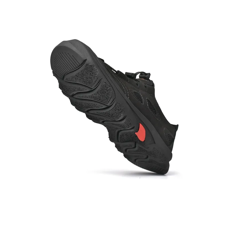 Season Ram Casual Shoes Men Low Top Black/Brown-2