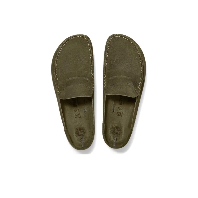 Birkenstock Wrap-toe Slippers Unisex Olive Green Narrow Fit-3