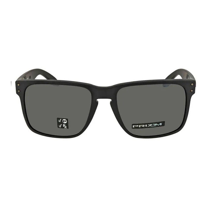 Oakley Plastic Square Sunglasses Men's Black-1