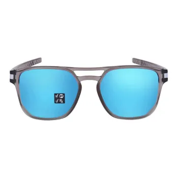 Oakley Plastic Aviator Sunglasses Men's Gray