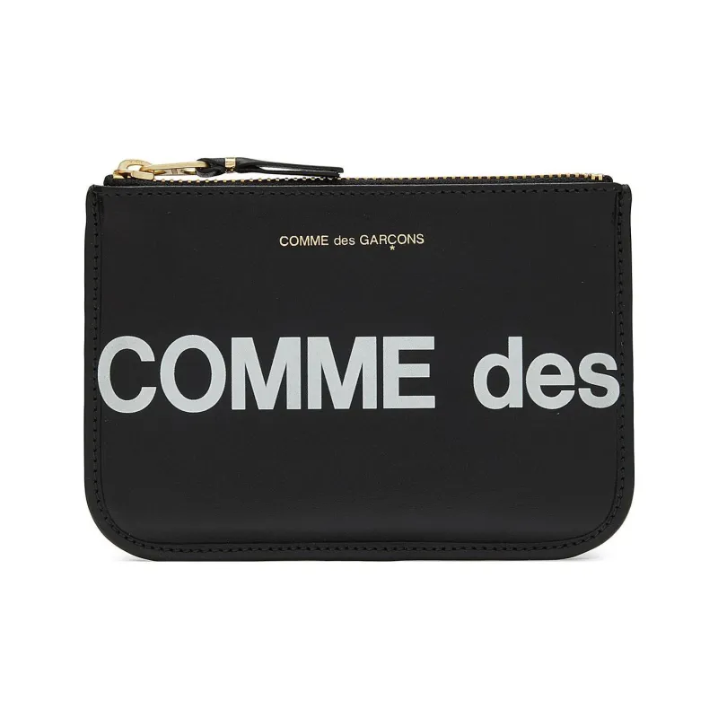 Comme Des Garcons Huge Logo Wallet Red-1