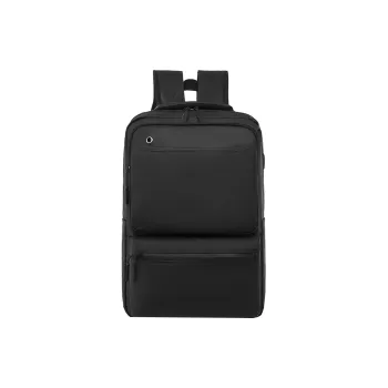 Slazenger Oxford Laptop Bag Travel Bag Student Backpack Backpack Regular Black/Gray
