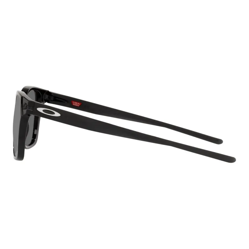 Oakley Plastic Square Sunglasses Men's Black-2