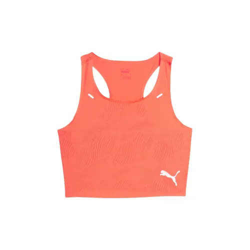 PUMA Ultraspun Sports Vest Women's Bright Light Orange