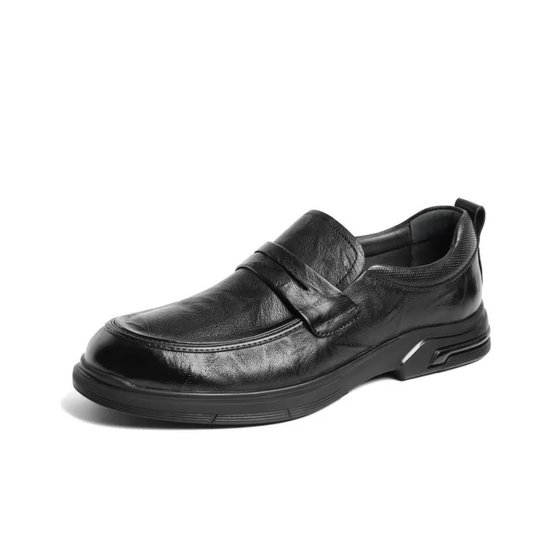 BELLE Dress Shoes Men Low Top Black-1