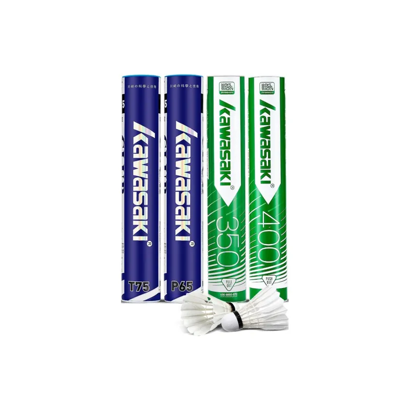 Kawasaki P65/9A Duck Feather Shuttlecock 10 Pack 12 Pack Duck Feather Shuttlecocks-1