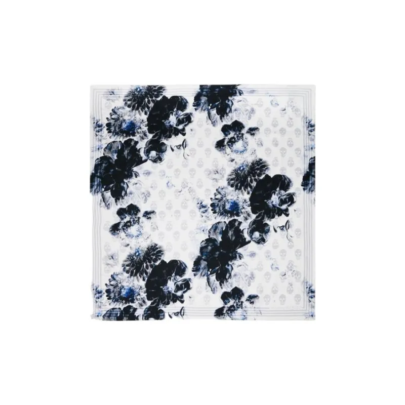 Alexander McQueen Floral Printed Scarf-0
