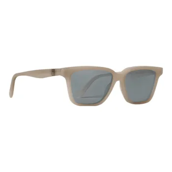 Toteme Plastic Oval Sunglasses Unisex Beige