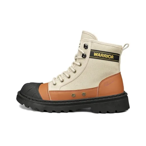 WARRIOR Martin Boots Men Beige Brown