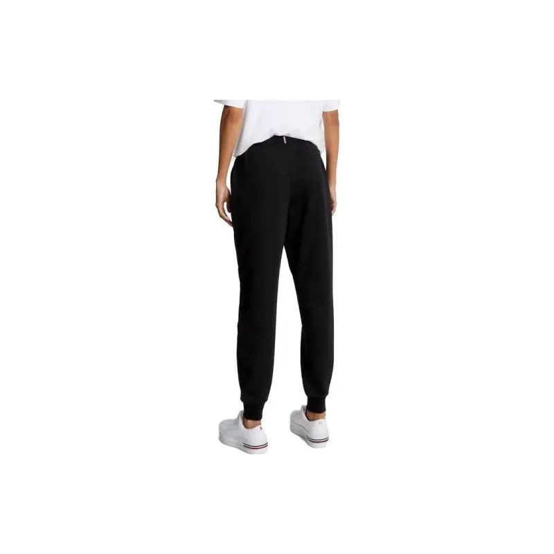 Tommy Hilfiger Relaxed Fit Solid Sweatpant Pants Casual Pants Women's Black-1