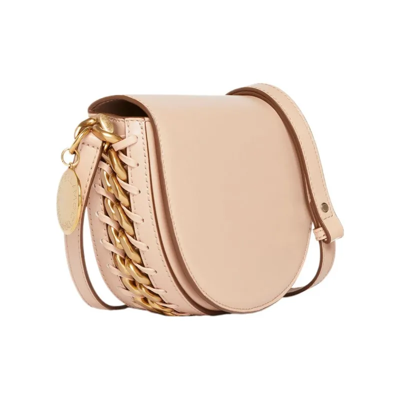 Stella McCartney Logo Plaque Chain Linked Shoulder Bag-2