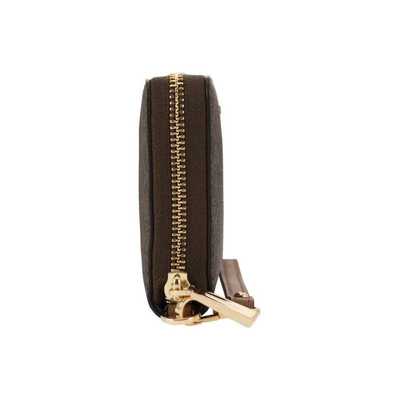 MICHAEL KORS Leather Wallet Women's Brown-3