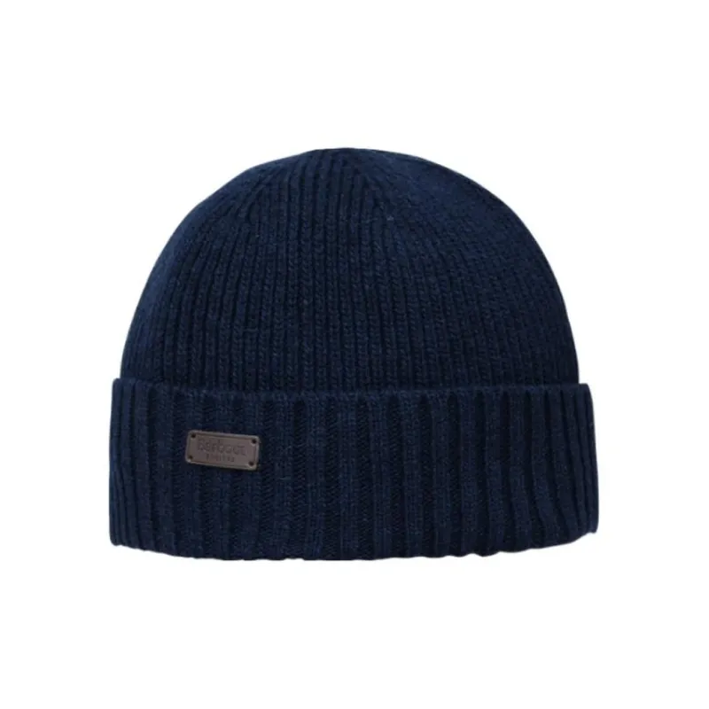 BARBOUR Logo-patch Ribbed-knit Beanie-0