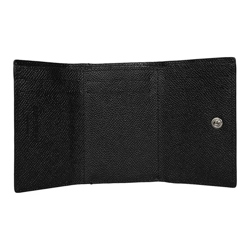 Burberry Grain Leather Wallet Men's Black-7
