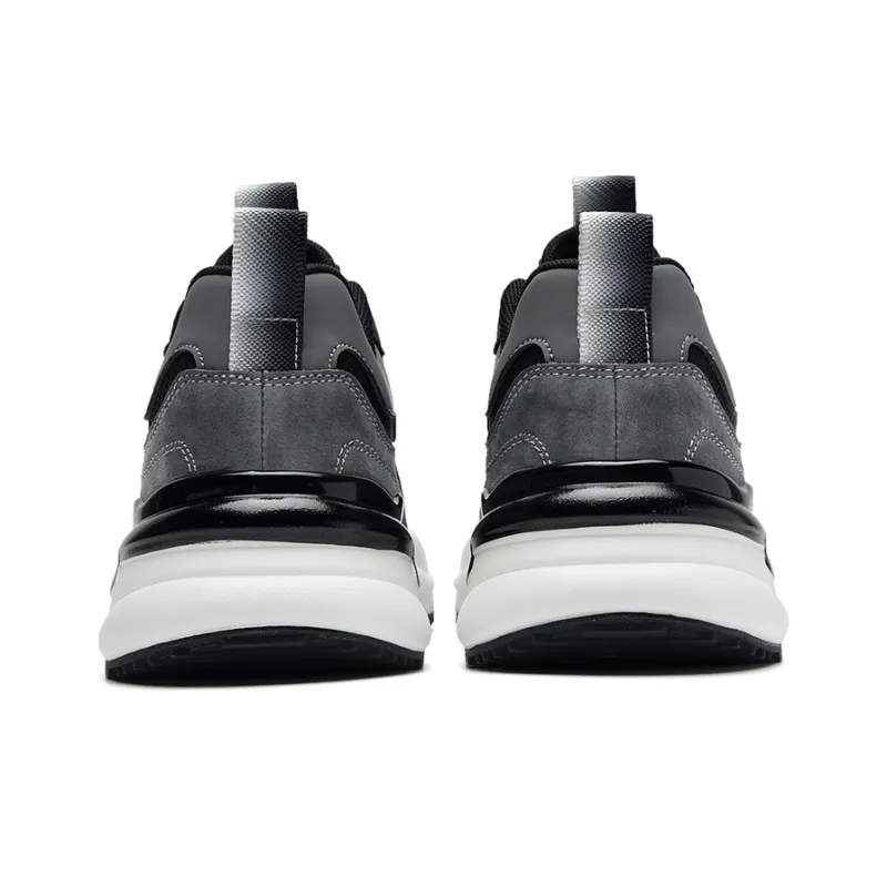HLA Casual Shoes Men Low Top Black/Blue/Beige-3