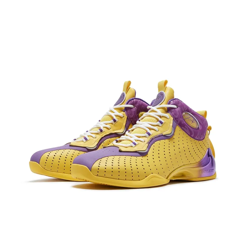 ABOVE THE RIM Wear-Resistant Slip-Resistant Mid-Top Vintage Basketball Shoes Men's-8