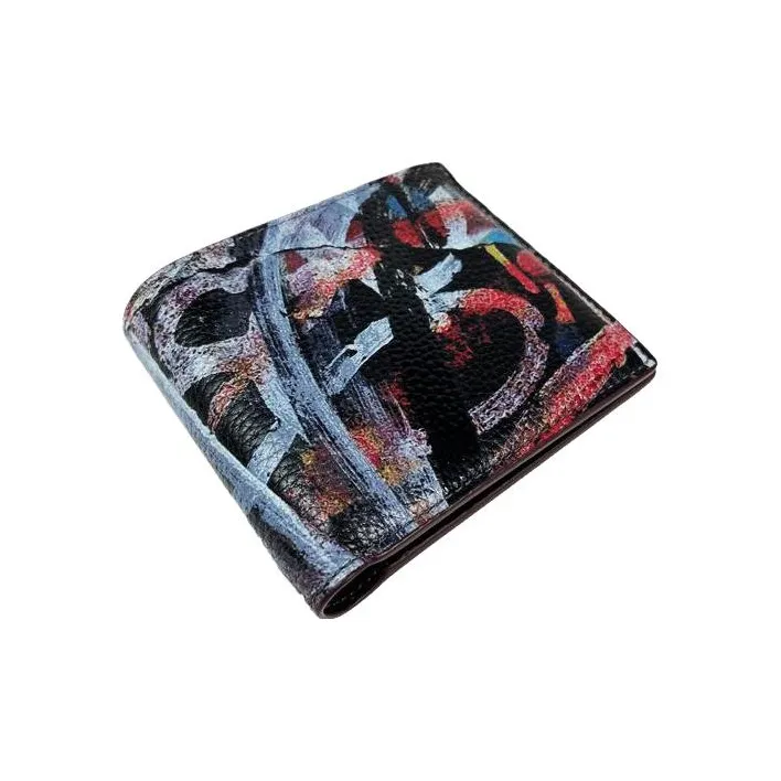 COACH MINT+SERF Collaboration 3 IN 1 Wallet Pebbled Leather Coin Purses Wallets Women's Black-2