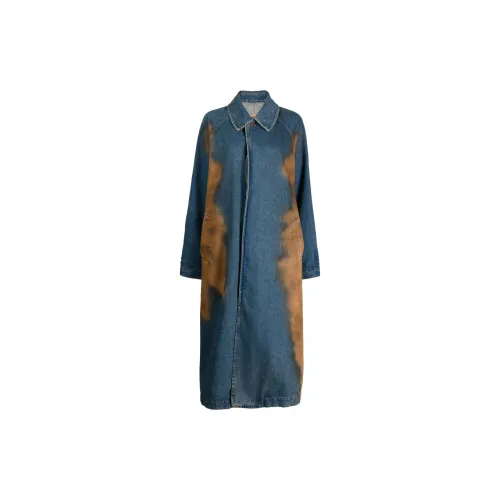 UMA WANG Long-Sleeved Dresses Women's Marine Blue