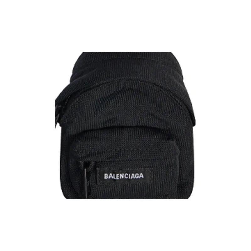 Balenciaga Polyamide Backpack Key Ring Bag Accessory Women's Black-2
