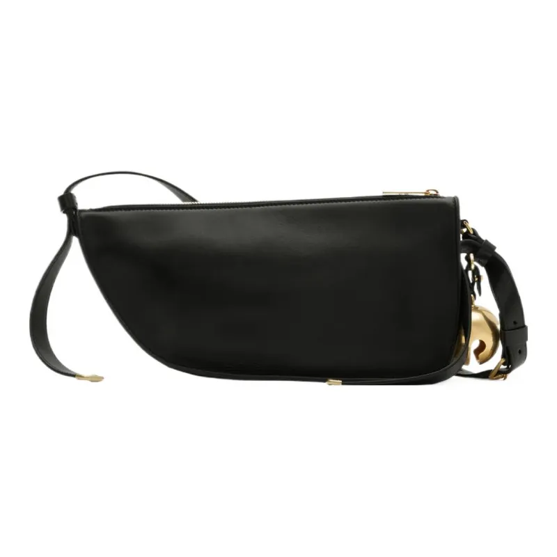 Burberry Lambskin Crossbody Bag, Shoulder Bag Women's Black-2