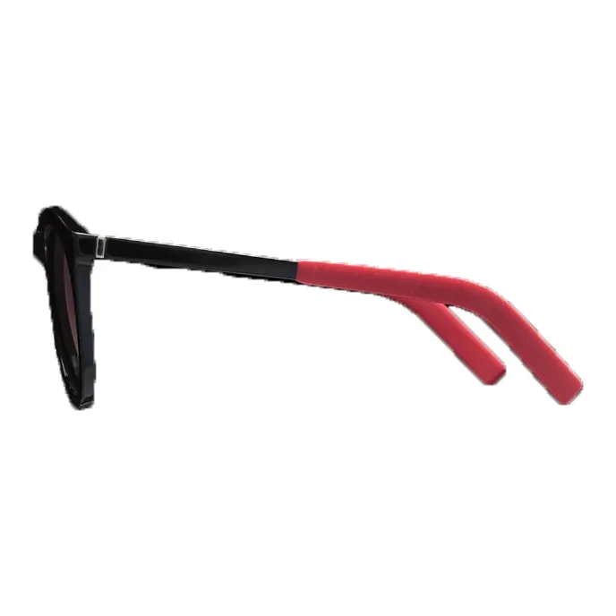 Moncler Acetate Metal Zinc Plated Round Sunglasses Men's Black-1