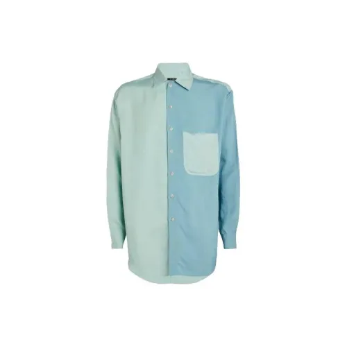 SONG FOR THE MUTE Shirts Men Ice Blue