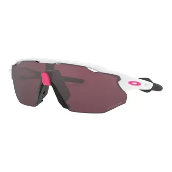 Oakley Plastic Irregular Shape Sunglasses Men's White