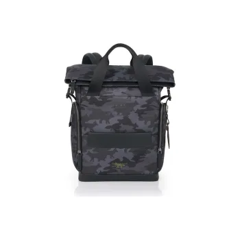 SAMSONITE MK Collaboration Polyester Backpack Regular Unisex Black Camouflage & Black