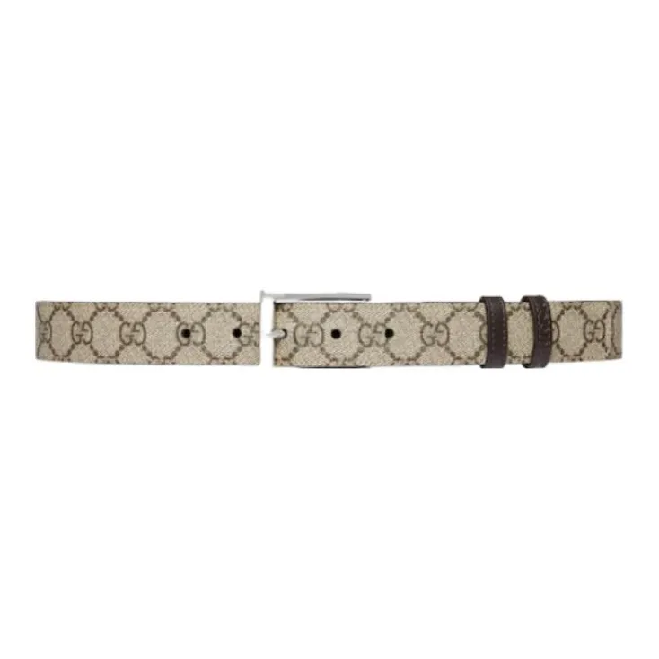 GUCCI Leather Belts Men's Multicolor Width  3CM-2