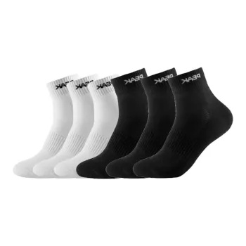 PEAK Mid Calf Socks Unisex 6 Pack