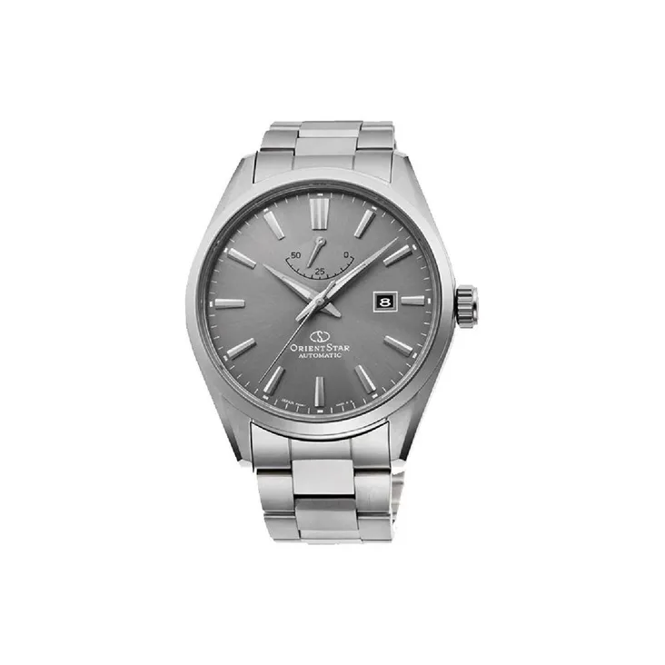 ORIENT STAR Automatic Mechanical Movement Steel Strap Watch 42mm Men's Watches Gray Dial RE AU0404N00B-0