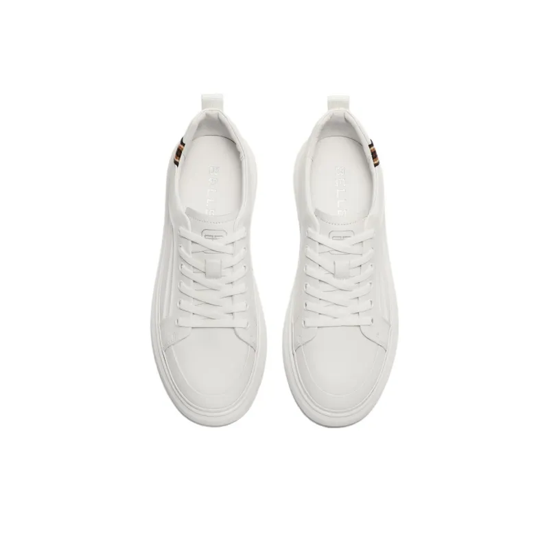 BELLE Lightweight Wear-Resistant And Slip-Resistant Low-Top Skateboard Shoes 3.5cm Men's-3