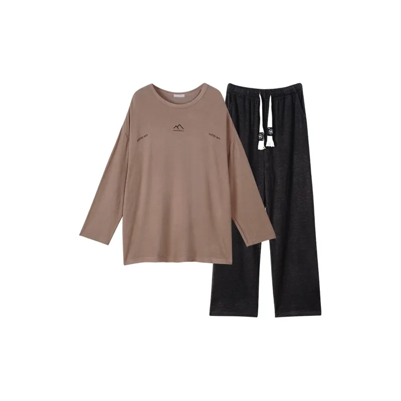 Same Language Men Pajama Sets-1