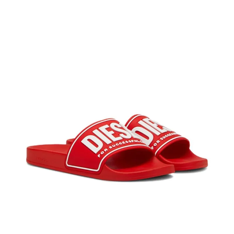 DIESEL Sa Mayemi Cc Logo Embossed Pool Slides-2