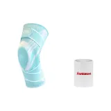 Turquoise Single Piece+White Wrist Brace