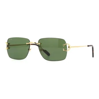 Cartier Rectangle Frame Sunglasses