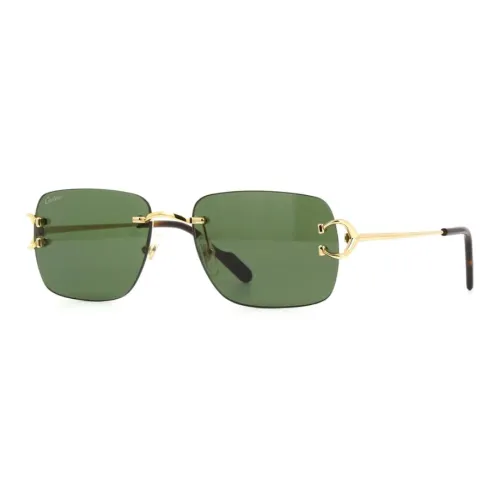 Cartier Rectangle Frame Sunglasses