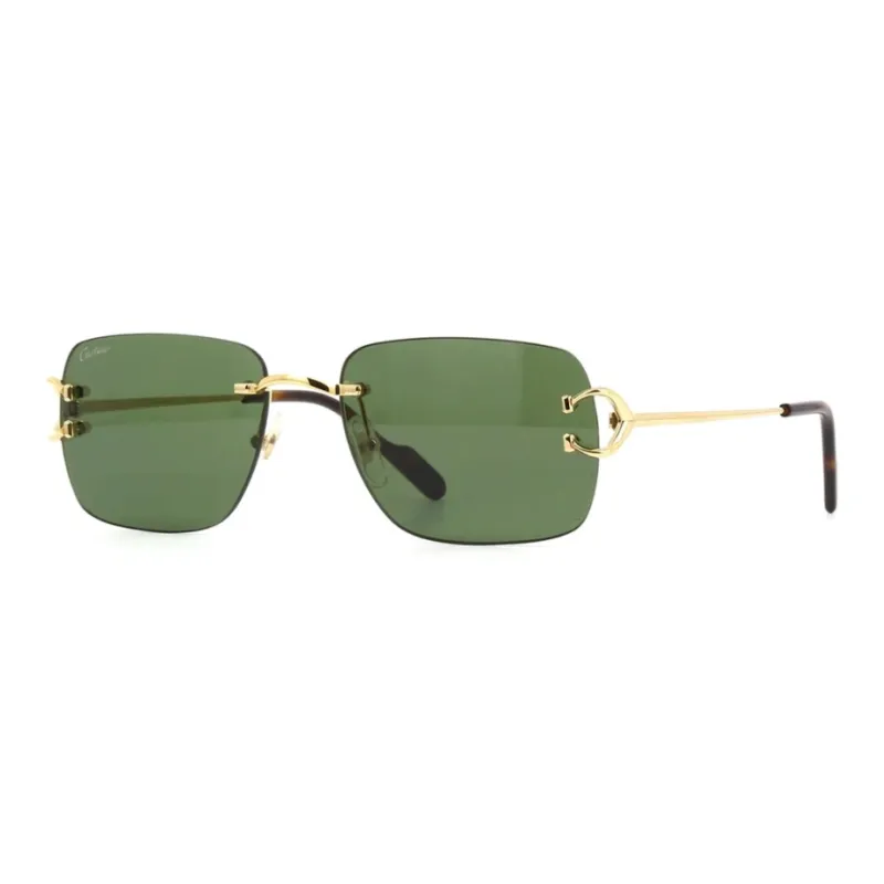 Cartier Rectangle Frame Sunglasses-0