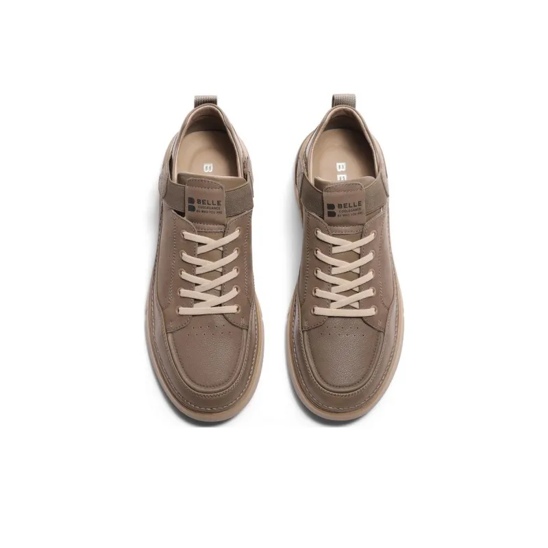 BELLE Slip Resistant Height Increasing Low Top Skateboard Shoes Men's-10