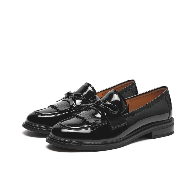 Hotwind Loafers 3cm Women's Black-2