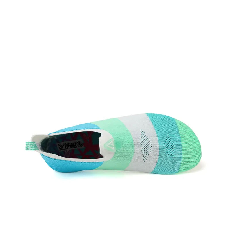Leyang Low Top Training Shoes Women's White Blue Teal-3
