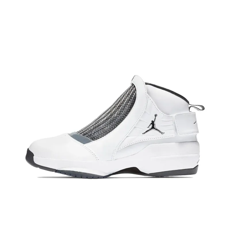 JORDAN 19 Retro White Flint Grey-0