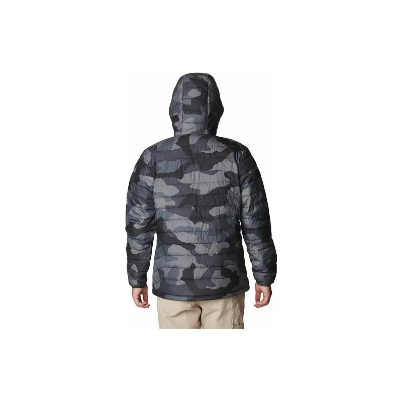 Columbia Powder Lite Hooded Jacket Jacket Men's Camouflage Black-1
